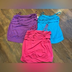 3 NWOT Womens Lane Bryant Tanktops